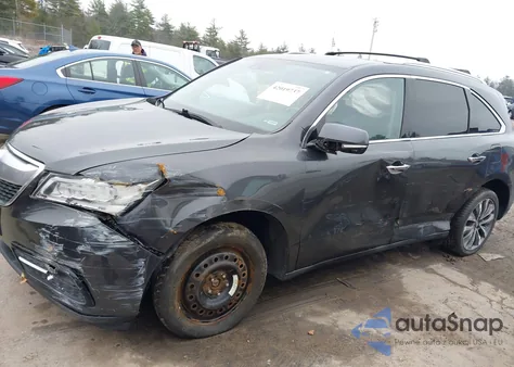 2014 Acura Mdx Technology Package from USA, damaged, VIN 5FRYD4H4XEB046657